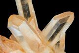 Tangerine Quartz Crystal Cluster - Madagascar #156904-1